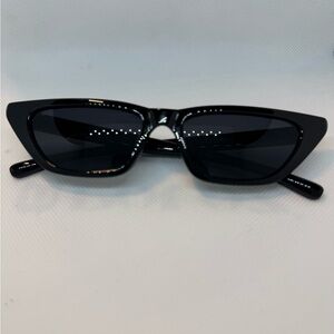 Black Cat-Eye Sunglasses